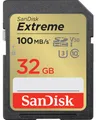 SanDisk Extreme 32 GB SDHC, Speicherkarte, (UHS-I U3, Class 10, V30)