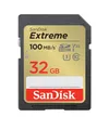 SanDisk Extreme SDHC UHS-I Memory Card 32GB, 100MB/s, SDSDXVT-032G-GNCIN
