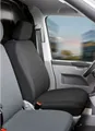 WALSER Autositzbezug Transporter VW T5 Passform, 1 Einzelsitzbezug vorne, 1 Kopfstützenbezug, 3-tlg.