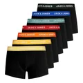 JACK & JONES Herren Unterhosen Shorts Boxershorts Trunks 7er Pack, Farbe:Schwarz, Wäschegröße:XL, Artikel:- Black Multi