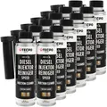 TECPO Diesel Injektor Reiniger, 12x 300ml Additiv -Einspritzdüsen Additiv mit Ester Solution Direct Injection Speed Cleaner