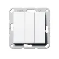 Gira Wippschalter Wechsel 3fach 283203 Installationsschalter Wippschalter