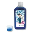 miradent Plaque Agent® Zahnspüllösung 500 ml | zur Plaquekontrolle für Kinder | mit angenehmen "Bubble Gum"-Geschmack | gebrauchsfertig inkl. Dosierkappe | Erythrosinfrei | ohne Alkohol