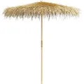 vidaXL Bambus-Sonnenschirm mit Bananenblatt-Dach 210 cm 43160