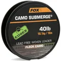 Fox Submerge Camo Lead Free Woven Leader - Vorfachschnur, Tragkraft:40lbs/18kg