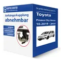 G.D.W. Anhängerkupplung abnehmbar für TOYOTA Proace City Verso Typ BKY AHK