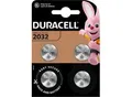 Knopfzellen Duracell CR2032, Lithium, 3 V, 170 mAh, Ø 20 x H 2,5 mm, 4 Stück