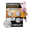 Duracell CR2032 Lithium Knopfzellen 3V 4er Pack ideal für