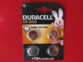 4x Duracell CR 2032 CR2032 Lithium 3 Volt Knopfzelle 4 Stück auf Blister