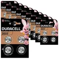 10x 4er Blister Duracell Knopfzelle Lithium CR2032 DL2032 3V Batterien CR 2032