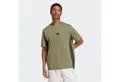adidas Sportswear T-Shirt ESSENTIALS 3-STREIFEN SINGLE JERSEY mit Rundhalsausschnitt, aus Baumwolle, weiches Single Jersey
