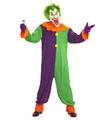 Evil Joker Kostüm Maske Jokerkostüm Herren Verkleidung Horror Grusel Gr. M neu