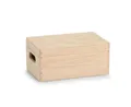 Zeller Present Aufbewahrungskorb Allzweckkiste m. Deckel, Nadelholz, Kiefer, 30 x 20 x 14 cm
