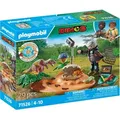 PLAYMOBIL Dinos 71526 Stegosaurusnest mit Eierdieb - Bunt