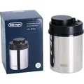 DeLonghi Kaffeedose DLSC063 Vakuum, aus Edelstahl, mit Vakuumdeckel, silber, rund, 1,5 Liter