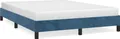 vidaXL Bettgestell ohne Matratze Dunkelblau 140x200 cm Samt