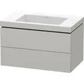 Duravit Möbelset c-shaped Set wandhängend wandhängend „L-Cube“ 80 × 50 × 48 cm