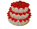 Fruchtgummi Bären & Co. Süßigkeit, Fruchtgummi Große Hochzeitstorte 3 stöckig tolle Geschenkidee 2000g
