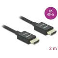 DELOCK 85385 - High Speed HDMI Kabel, koaxial, 8K 60 Hz, 2,0 m