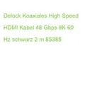 Delock Koaxiales High Speed HDMI Kabel 48 Gbps 8K 60 Hz schwarz 2 m 85385
