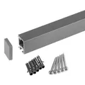 Kesseböhmer Linero style Küchenreling Edelstahloptik 600 x 22 x 29 mm Aluminium Nischensystem von SOTECH
