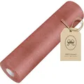 100%Mosel Vlies Tischläufer, in Altrosa / Dusky Pink (30 cm x 25 m), dekoratives Tischband, edle Tischdeko für Geburtstage & Hochzeiten, Bunte Dekoration zu besonderen Anlässen