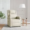 vidaXL Relaxsessel Weiß Kunstleder