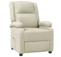 vidaXL Sessel Relaxsessel Weiß Kunstleder (1-St)