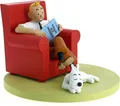 Tim und Struppi Statue Das rote Sofa -Roter Sessel Icons original Moulinsart NEU