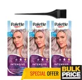 Palette 10-19 Cool Silver Blonde 3er Pack Haarfarbe Creme Salon-Style Großpac...