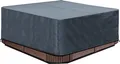 Climecare Abdeckung Whirlpools, Quadrat Allwetter Garten Whirlpool Abdeckung, Protector-Spa (220x220x85cm)
