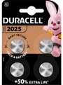 4 DURACELL Knopfzellen CR 2025 3,0 V
