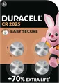 Duracell CR2025 Lithium-Knopfzelle 3V, Batterie (4 Stück, CR2025)NEU