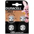 kQ Duracell Knopfzelle Lithium CR2025 DL2025 3V Batterien 4er Blister