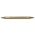 Rayher Hobby 7869306 Kalligraphie-Stift Metallic, gold, mit 2 Spitzen, Strichstärken 2 und 3, 5 mm, 1 Stück (1er Pack)