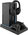 FIXED Multifunktionsständer für Xbox S Series X mit Belüftung und Ladefunktion schwarz