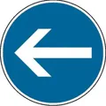 Vorgeschriebene Fahrtrichtung Verkehrsschild StVO Nr. 211, 60 cm StVO - Nr. 209, Nr. 211, Nr. 222