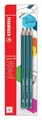 Bleistift - STABILO pencil 160 in petrol - Härtegrad HB - 3er Pack