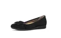 Gabor Damen Klassische Ballerinas, Frauen Flats,Moderate Mehrweite (G),Ballerina-Schuhe,Ballett-Schuhe,Ballet-Flats,schwarz,40 EU / 6.5 UK
