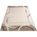 Paco Home Kurzflorteppich, Braun, Textil, Rechteckig, 80x150 cm, strapazierfähig, für Fußbodenheizung geeignet, Teppiche & Böden, Teppiche