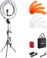 Ringlicht Mit Stativ Set: 18 Zoll/45Cm Außen 55W 5600K Dimmbare LED Ringleuchte