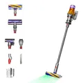 V12 Detect Slim Absolute Handstaubsauger Beutellos bis 60 min Laufzeit 29,4 V (Nickel, Gelb)