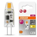 OSRAM LED BASE PIN G4 1W 827 Klar 50 Stück – Warmweiß, Hohe Leistung