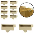 Lattenhalter Kappen Lattenrost Bett Bettlatten Federleisten 10 Stück 55 x 8 mm