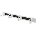 Digitus Kabelrangierpanel mit Bürstenleisten für 483 mm (19")-Schränke, 1HE