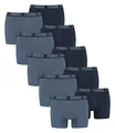 PUMA Herren Boxershorts Unterhosen 521015001 10er Pack, Farbe:037 - Denim, Bekleidungsgröße:S