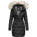 Navahoo Damen Winterjacke Paula – Extra Warm, Wasserabweisend & Mit Abnehmbarem Kunstfellkragen
