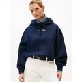 Tommy Hilfiger Kapuzensweatshirt CLASSIC SCRIPT FLEECE HOODIE blau L (40)
