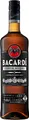 BACARDÍ Carta Negra Superior Black Rum, 37,5% Vol., 100 cl/1L, legendärer dunkler Karibik-Rum, perfekt für tropische Cocktails