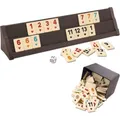 STAR V.I.P Holz Wooden Rummy Set VIP Okey mit Melamin Steine AHSAP Okey TAKIMI